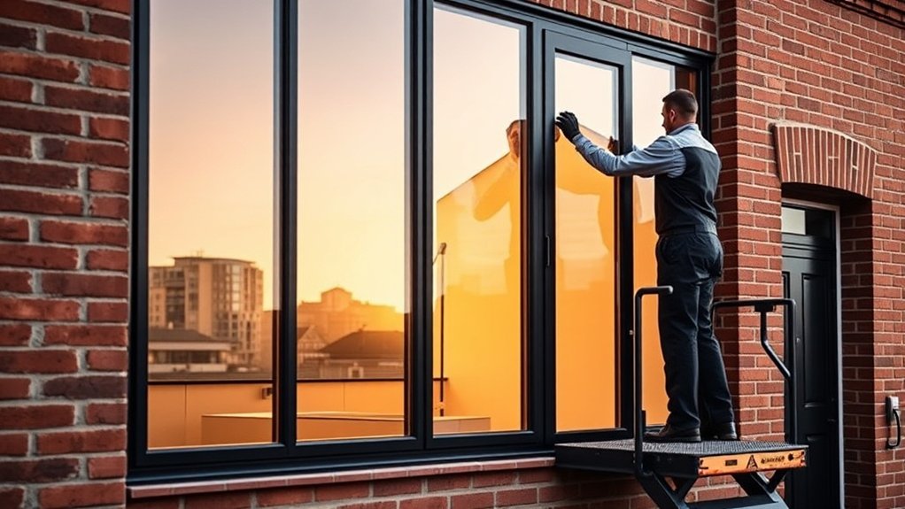 Glazier in Greenwich Peninsula