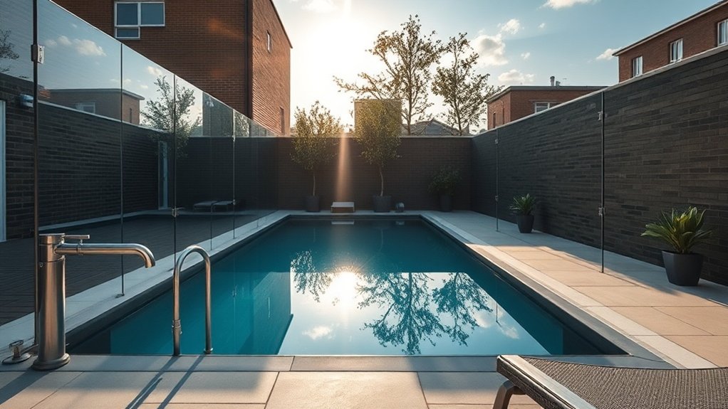Pool Glass Fencing Greenwich