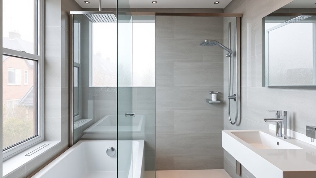 Semi-Frameless Shower Screens Greenwich