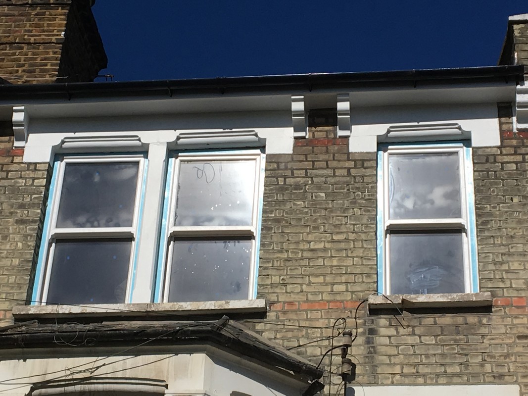New uPVC sash windows fitted on Victorian terrace in Greenwich